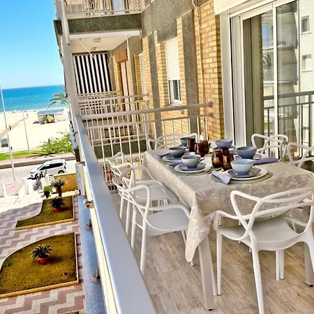 Apt Gandia Primera Linea - Alquiler Solo A Familias Playa de Gandia Exterior photo